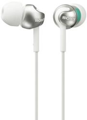sony mdr ex110lp in ear headphones white photo