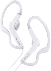 sony mdr as210 sports in ear headphones white photo