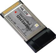 nilox pcmcia card 2x firewire port photo