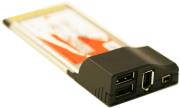 nilox pcmcia combo usb20 ieee 2port port 2 photo