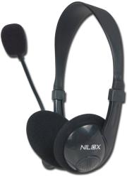 nilox headset 2m cable black photo