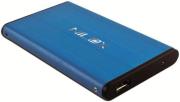 nilox external 25 sata enclosure blue photo