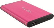 nilox external 25 sata enclosure pink photo