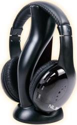 nilox nx wh01 wireless black headset with radio photo