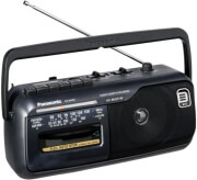 panasonic rx m40de k portable radio recorder with tape deck black photo
