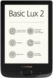 pocketbook basic lux 2 obsidian black photo