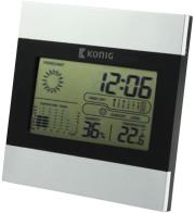 konig kn ws102n lcd clock and weather station photo