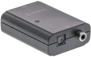 konig knaco2502 2 way digital audio converter toslink optical female s pdif rca female dark grey photo