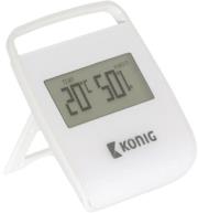 konig kn dth10 thermometer hygrometer indoor white photo