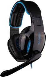 sades snuk 71ch usb gaming headset black blue photo