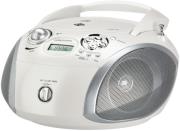 grundig rcd 1445 usb radio with cd player and mp3 wma playback pearl white silver photo