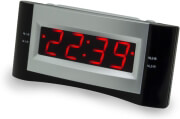 soundmaster ur122sw fm alarm clock radio with usb charging black photo