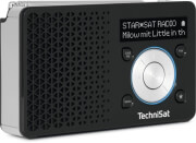 technisat digitradio 1 portable dab fm radio with built in rechargeable battery black silver photo