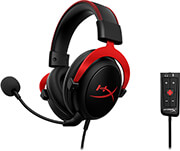 hyperx khx hscp rd cloud ii headset red photo