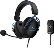hyperx hx hscas bl ww cloud alpha s gaming headset blue