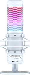hyperx quadcast s rgb microphone white photo