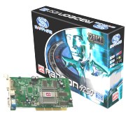 sapphire radeon 9250 128mb agp tvout dvi retail photo