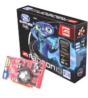 sapphire atlantis ati radeon x550 128mb tv out dvi pci e retail photo