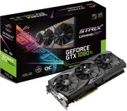 vga asus rog strix geforce gtx1080 ti oc rog strix gtx1080ti o11g gaming 11gb gddr5x pci e retail photo