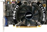 msi r5670 cyclone 1g 1gb pci e retail photo