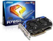 msi radeon hd7850 power edition 2gd5 oc 2gb gddr5 pci e retail photo