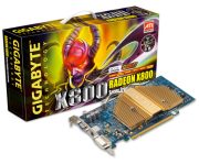 gigabyte radeon rx800 256mb pci e dvi tv out silent pipe retail photo