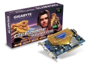 gigabyte geforce 7600gs gv n76g256d rh 256mb silent agp retail photo