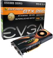 evga geforce gtx260 core 216 superclocked 896mb pci e retail photo