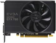 vga evga geforce gtx750 1gb gddr5 pci e retail photo