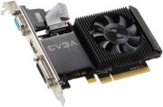 vga evga nvidia geforce gt710 1gb ddr3 single slot low profile pci e retail photo