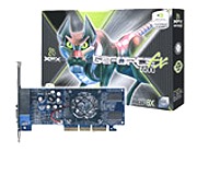 xfx vga nvidia gf5500 256mb dvi tv out agp retail photo