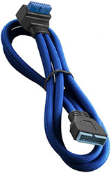 cablemod modmesh right angle internal usb 30 extension blue photo
