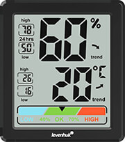 levenhukwezzer base l20 thermohygrometer black 78884 photo