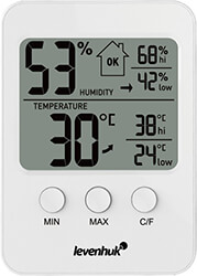 levenhukwezzer base l30 thermohygrometer white 78886 photo