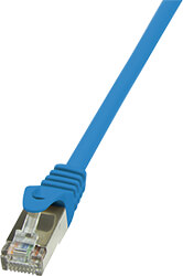 logilink cp1066s cat5e f utp patch cable econline 3m blue photo