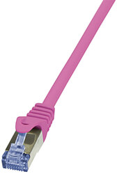 logilink cq3039s cat6a s ftp patch cable primeline 1m pink photo