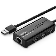 usb 20 to 1 fast ethernet with 3xusb 20 ugreen 20264 photo
