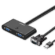 vga video switch 2port 1080p 60hz ugreen mm126 30711 photo