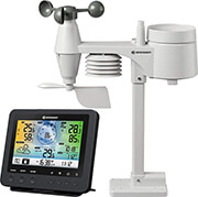 bresser weather center 5 in 1 wifi profi sensor black photo