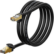 Cavo Ethernet RJ45 Yato Baseus 10 Gbps - 8 Metri, Nero, Rete Ad Alta Velocità, Per Gaming E Streaming, Connessione Stabile
