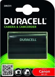 duracell drc511 replacement battery for canon bp 511 1400mah photo