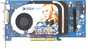albatron 6800gt 256mb ddr3 tvout dvi retail photo