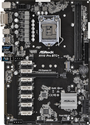 mitriki asrock h110 pro btc retail photo