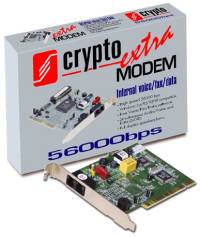 crypto extra 56k int pci voice photo