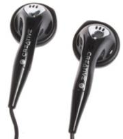 creative ep 50 earphones black photo