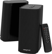 creative t100 compact hi fi 20 desktop speakers black photo