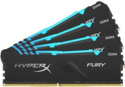 ram hyperx hx434c16fb3ak4 32 32gb 4x8gb ddr4 3466mhz hyperx fury rgb quad kit photo