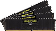 ram corsair cmk64gx4m4d3000c16 vengeance lpx black 64gb 4x16gb ddr4 3000mhz quad kit photo