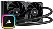 corsair cw 9060058 ww icue h100i rgb elite liquid cpu cooler 240mm photo