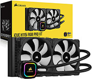 corsair cw 9060059 ww icue h115i rgb elite liquid cpu cooler 280mm photo